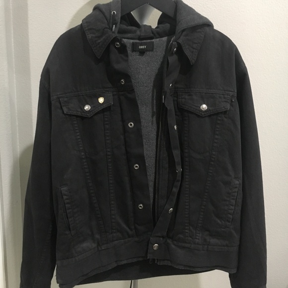 obey jeans jacket